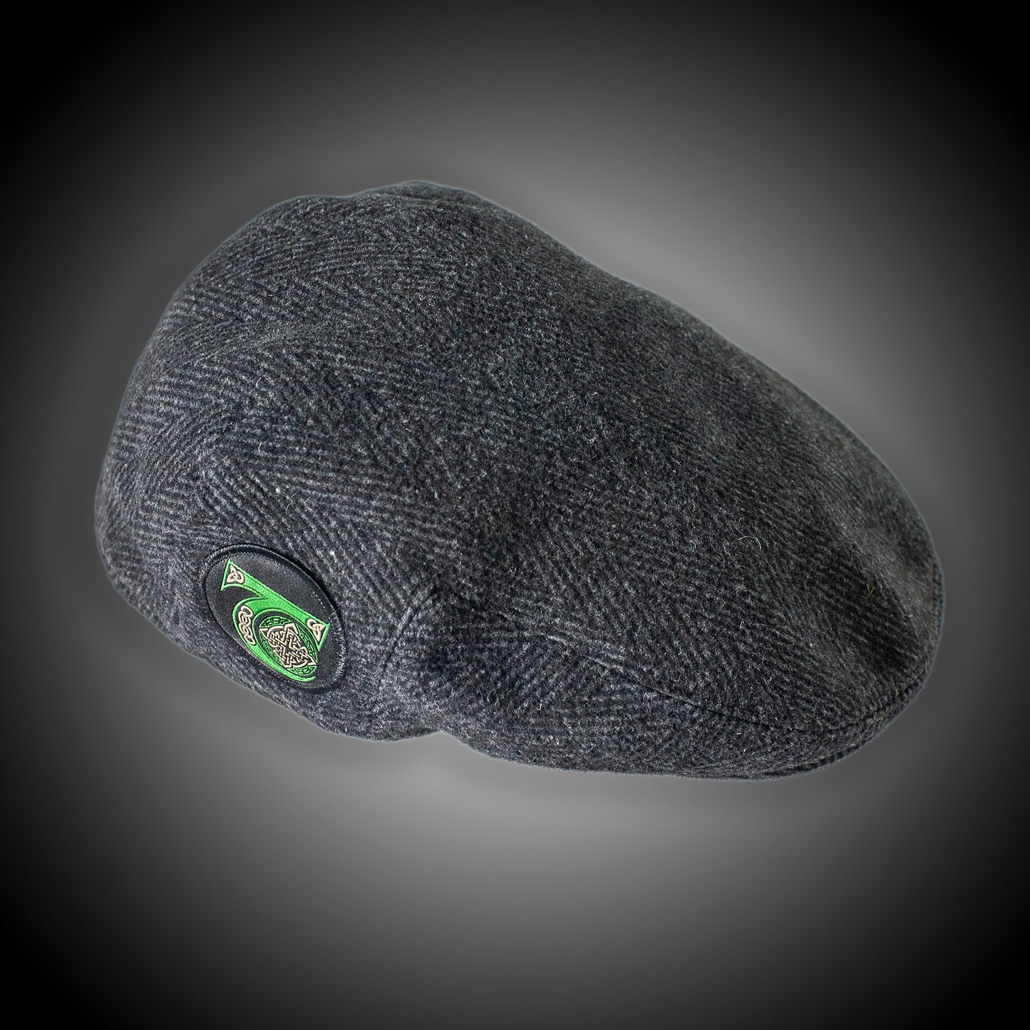 Flatcap mit Logo (anthrazit)