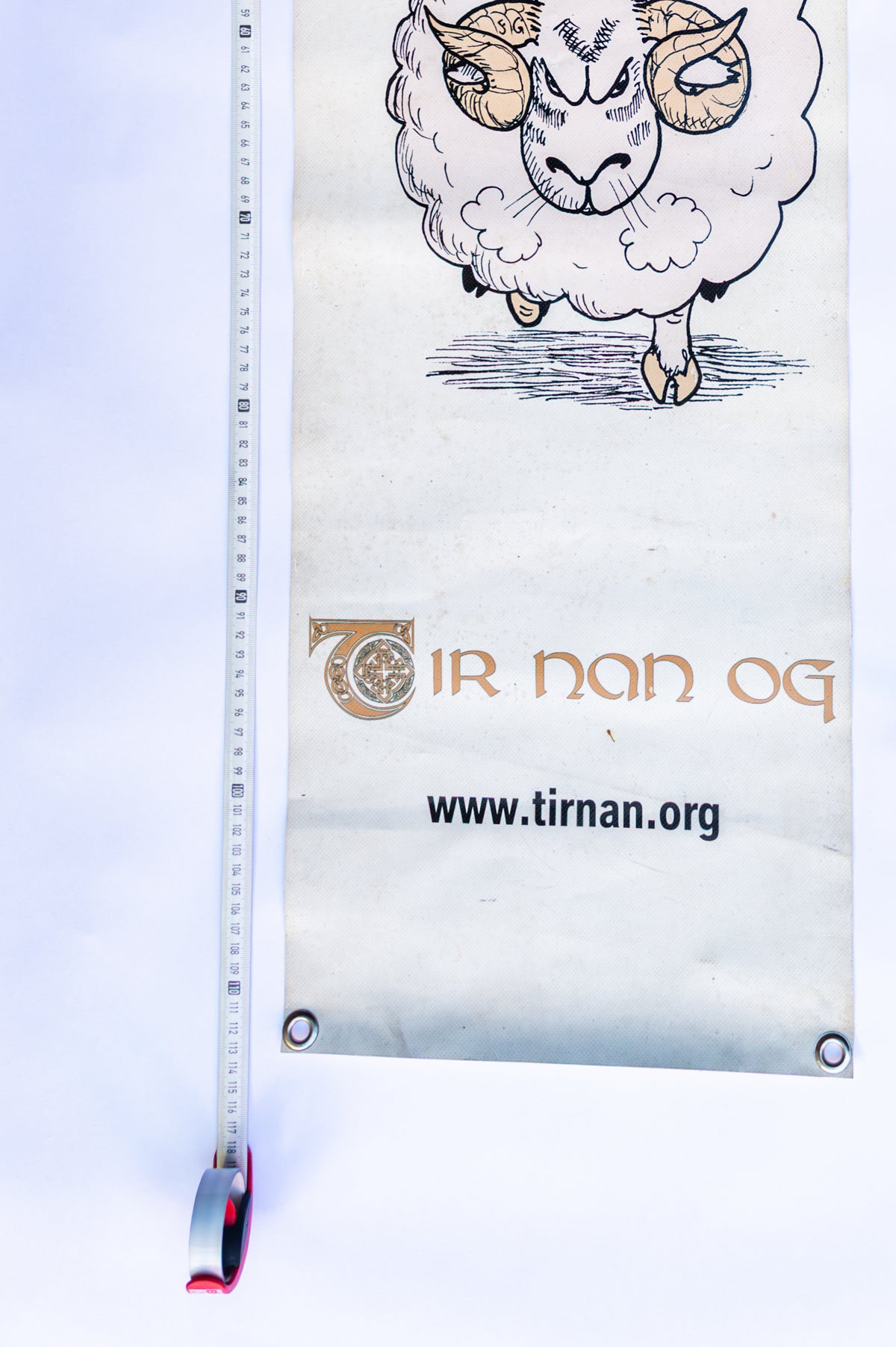 Banner - Leprechaun auf Schaf